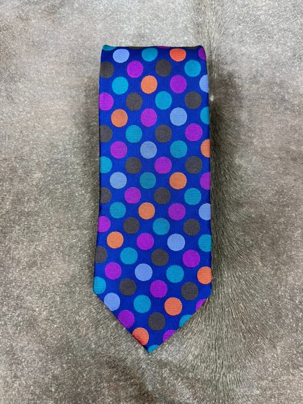 Seaward & Stearn Silk Polka Dot Tie